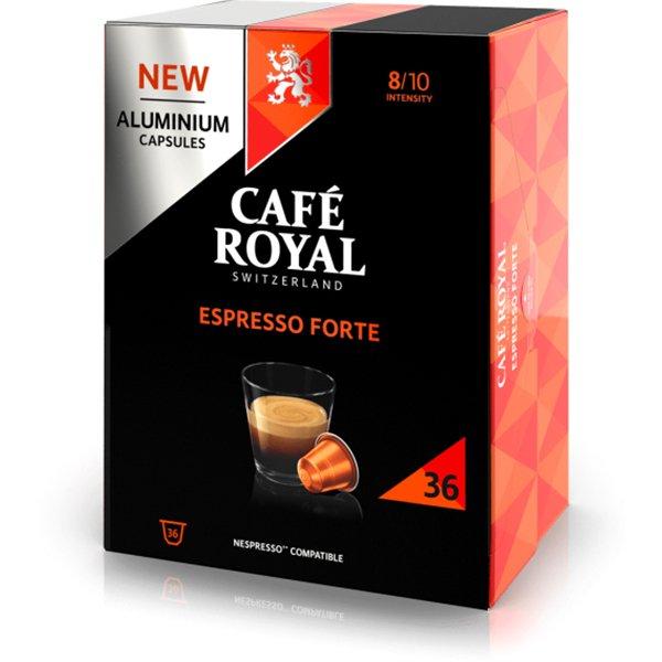 Kaffeekapseln für Nespressomaschinen Espresso Forte 36 Stück
