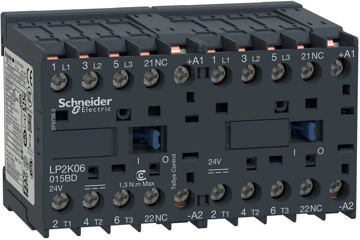Wendeschützkombination 3p+1Ö 4kW/400V/AC3 9A 24V DC