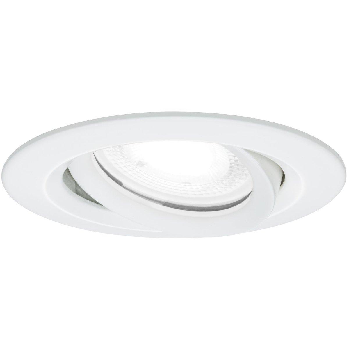 Einbaustrahler Nova Plus IP65 rund 1x6W GU10 51mm weiß-matt