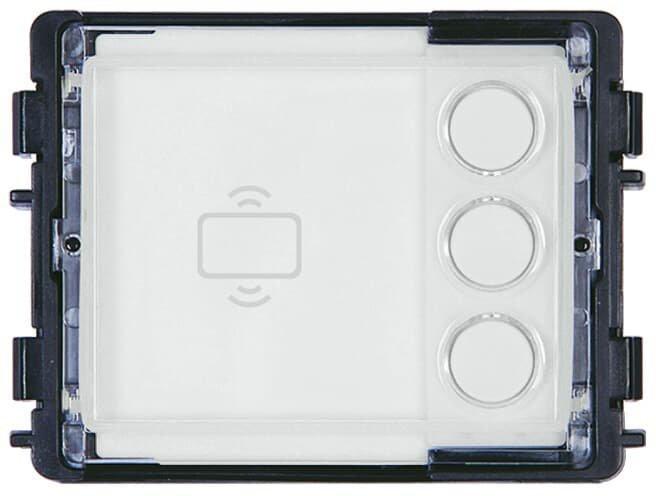 Tastenmodul 3-fach RFID transparent - Busch-Welcome 2-Draht und Welcome IP