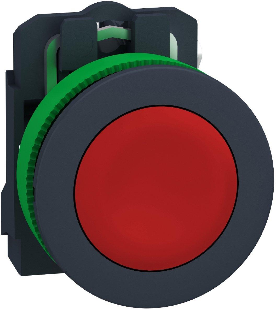 Drucktaster flacher Einbau 1 Öffner schwarze Front Schutzart IP69K