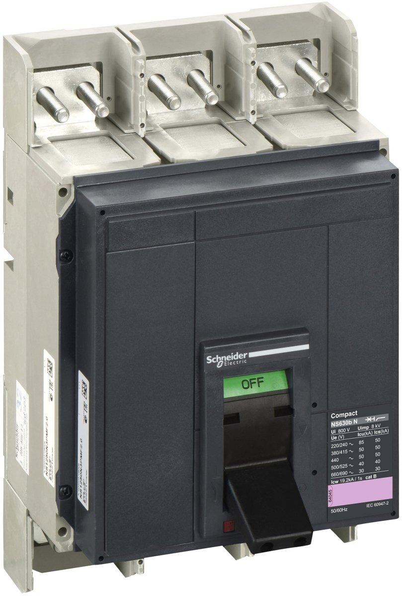 Compact NS630bL 3-polig 630A max. Ausschaltvermögen 150kA