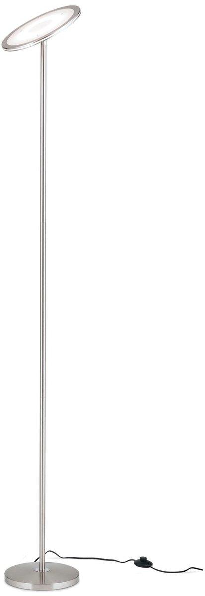 Stehleuchte satin LED 36W 2500lm 3000K mit Fußdimmer