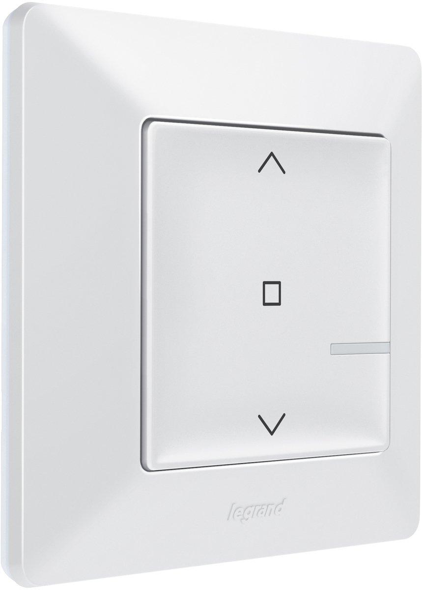 Funk-Wandsender Rollladen Valena Life with Netatmo Ultraweiss