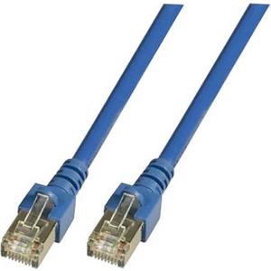 RJ45 Patchkabel SF/UTP,Kat.5e 30.0m blau umspritzt