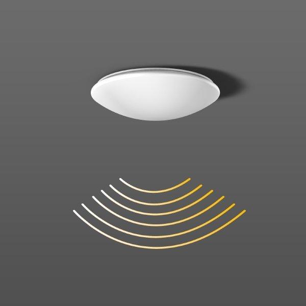 Flat Polymero 13 W 1200 lm 840 weiß on/off Decken- und Wandleuchten D 360 H 100