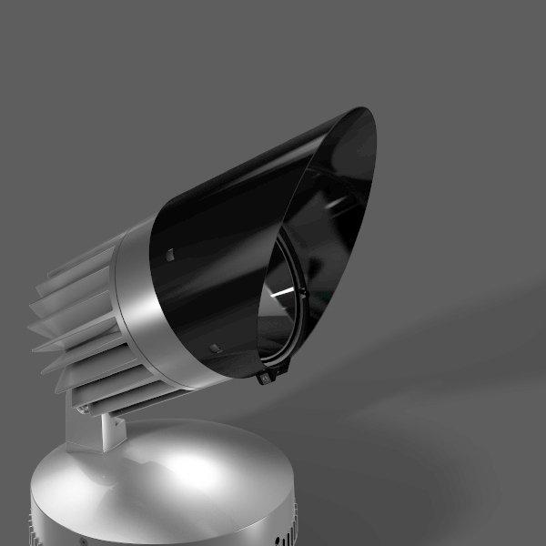 Vorsatzrahmen D160 H250 m.Abblendschute