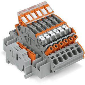 Klemmenblock für 3-phasige Stromwandlerschaltung 6 mm² mehrfarbig