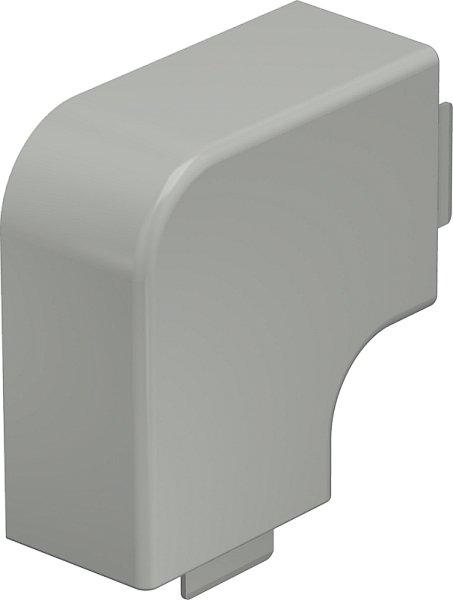 Flachwinkelhaube 40x60 mm PVC steingrau 7030