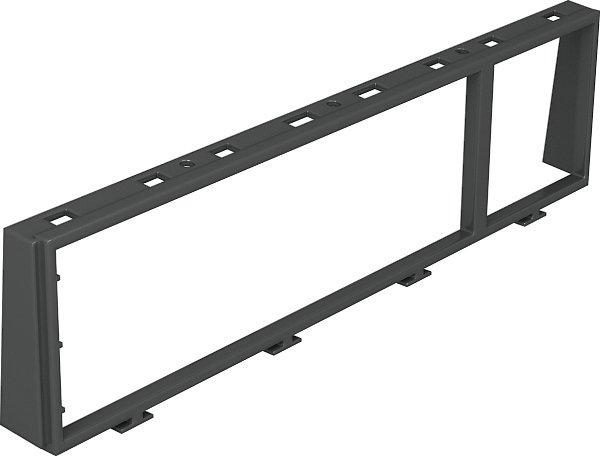 Einbaurahmen für 3f + 1f Modul 45 PC/ABS graphitschwarz 9011