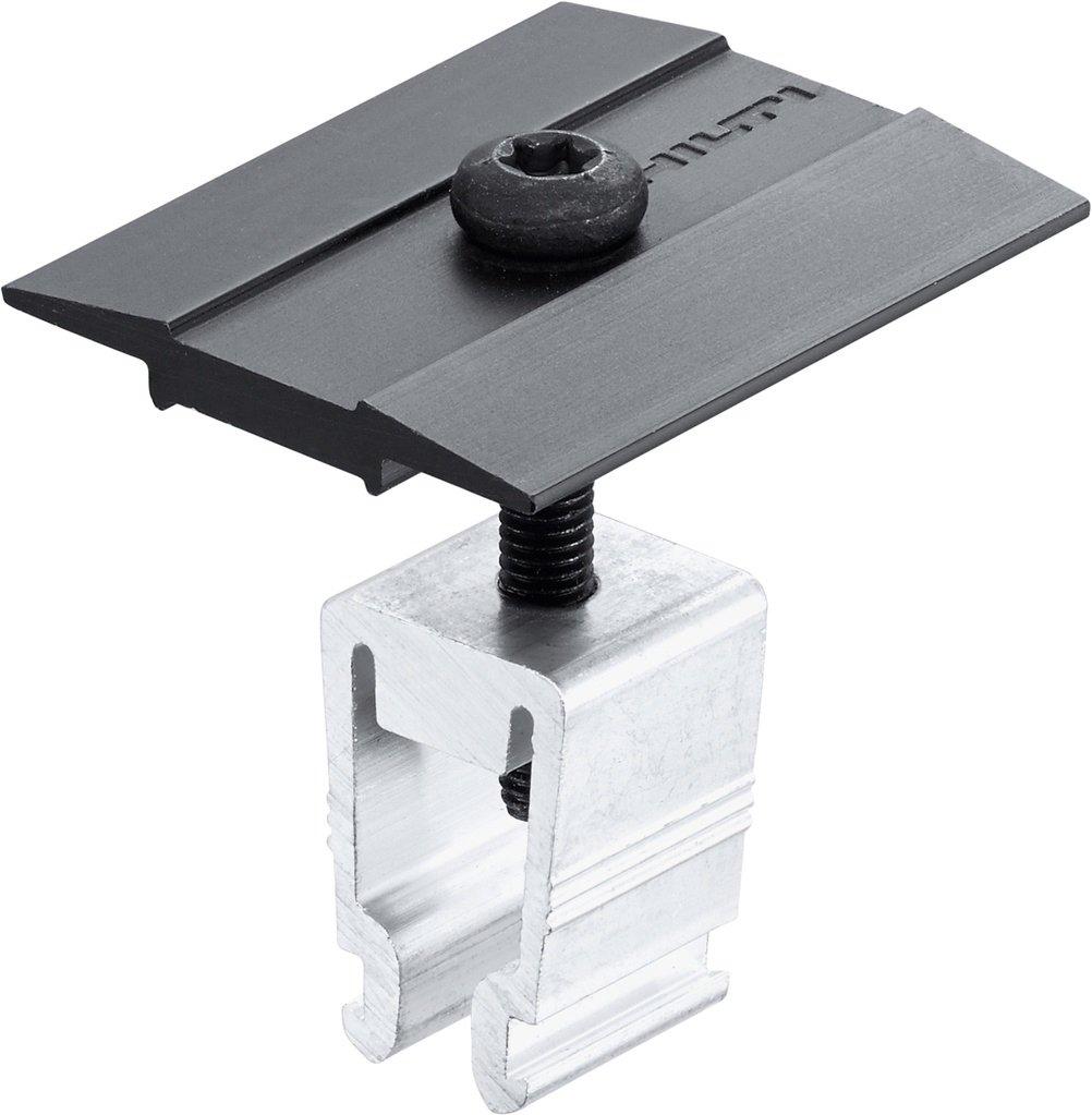 Mittelklemme MSP-PR-MCBG 28 - 45 mm schwarz leitend