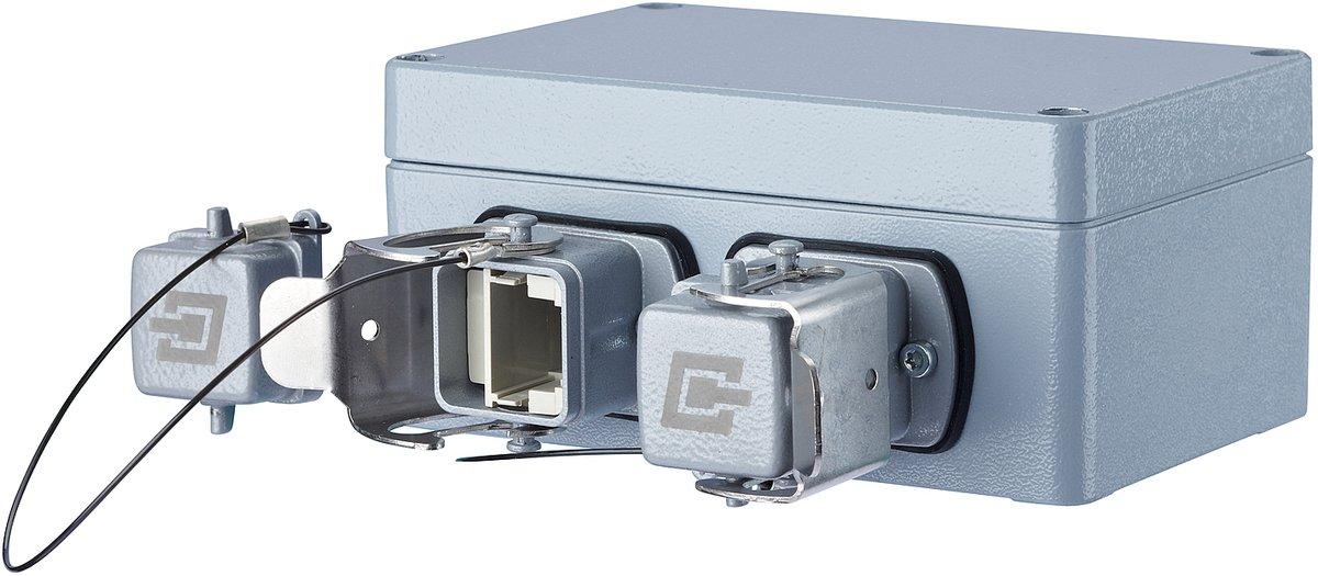 E-DAT Industry IP67 V5 2 Port metal outlet