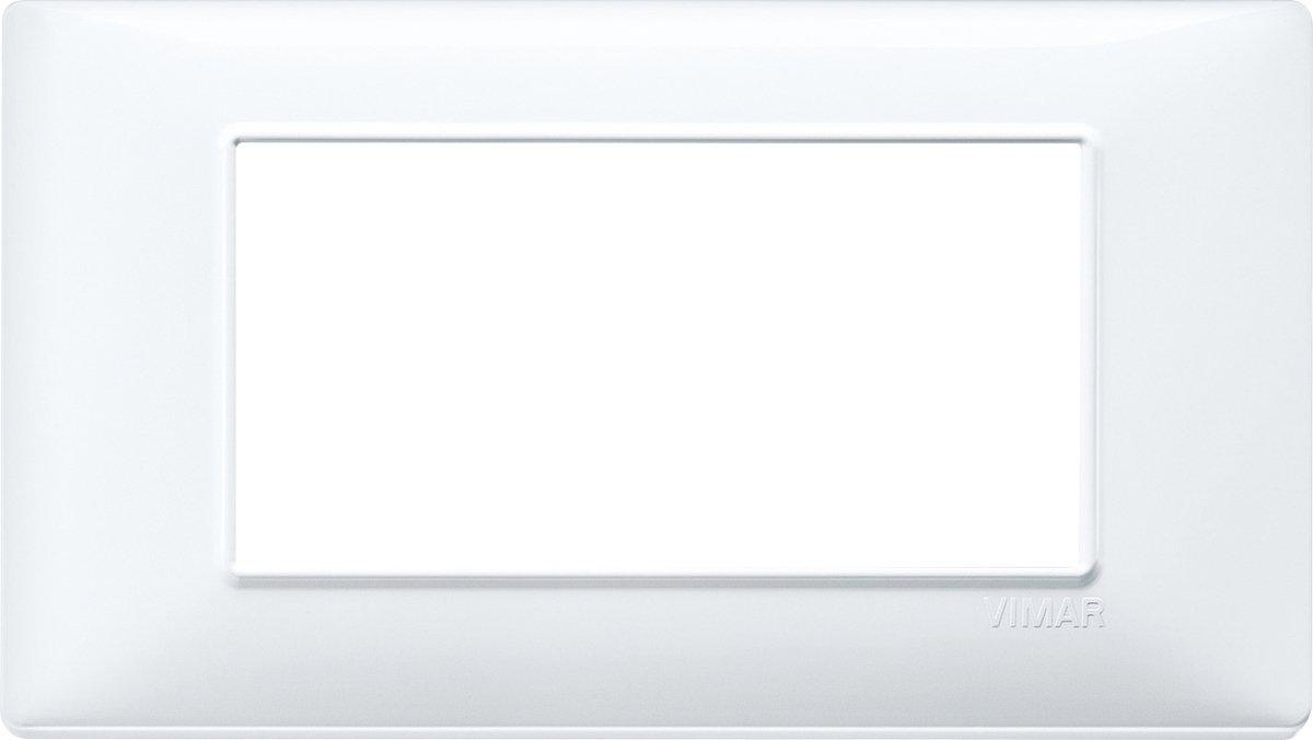 Abdeckrahmen 4 Module Technopolymer weiß