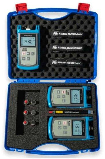 Singlemode Messkoffer inklusive ein Satz Alkaline Batterien pro Tester