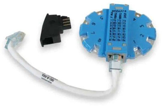 Prüfadapter-Set zum Einschleifen in Ltg. und Abgreifen der Pins von Anschl.dosen