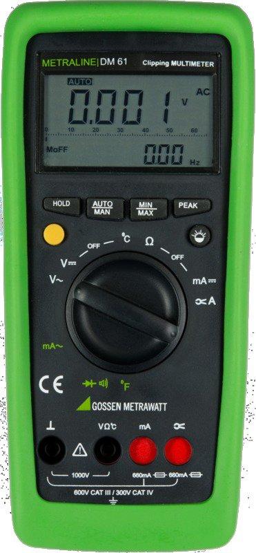 Digital - Multimeter mit Analog-Bargraph und Temperaturmessung