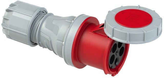 CEE-Kupplungssteckdose 125A 5p 6h IP67 TWIST