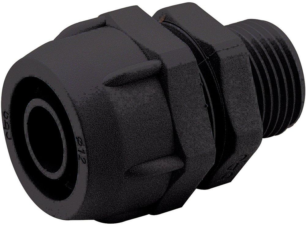 Verschraubung M16 D=10 PA6 schwarz