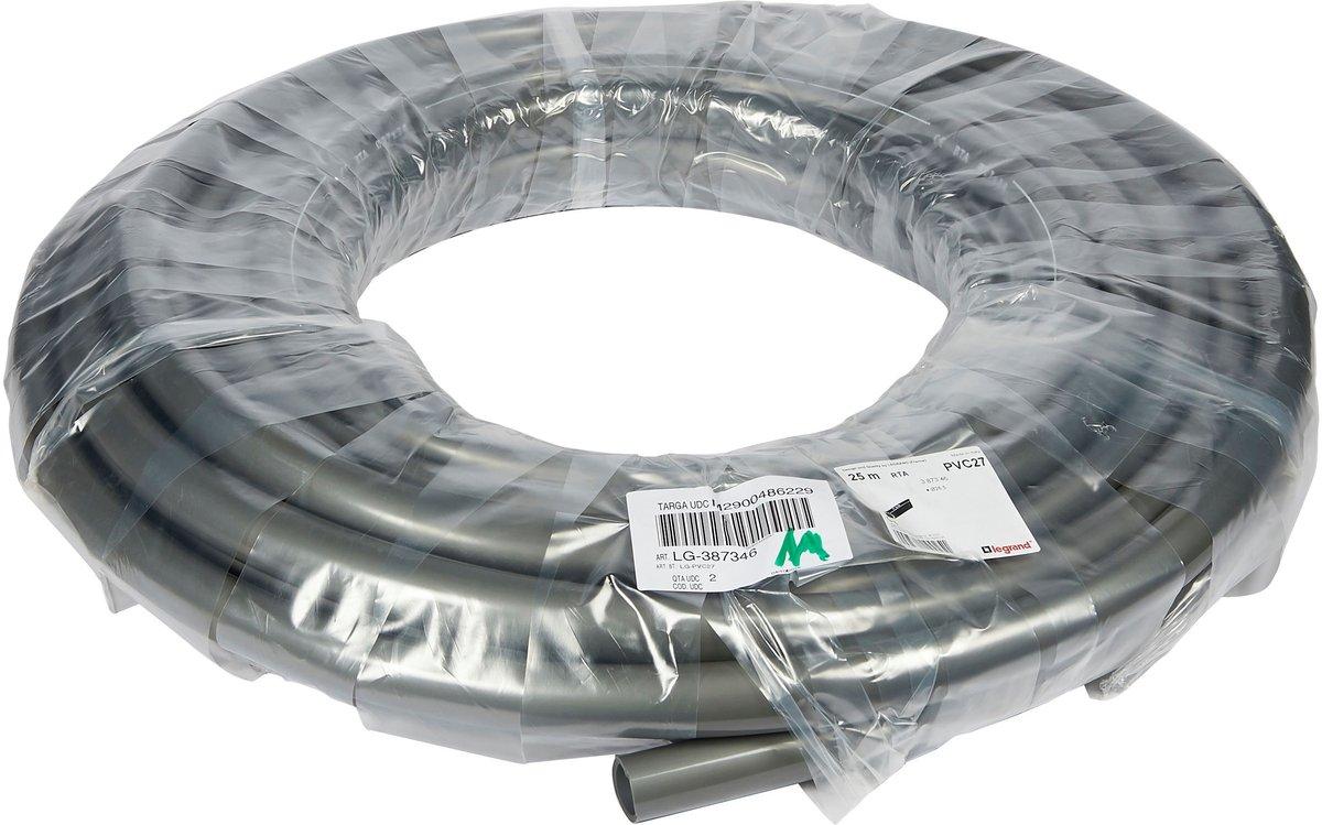 Kabelschutzschlauch GE D=27 PVC grau