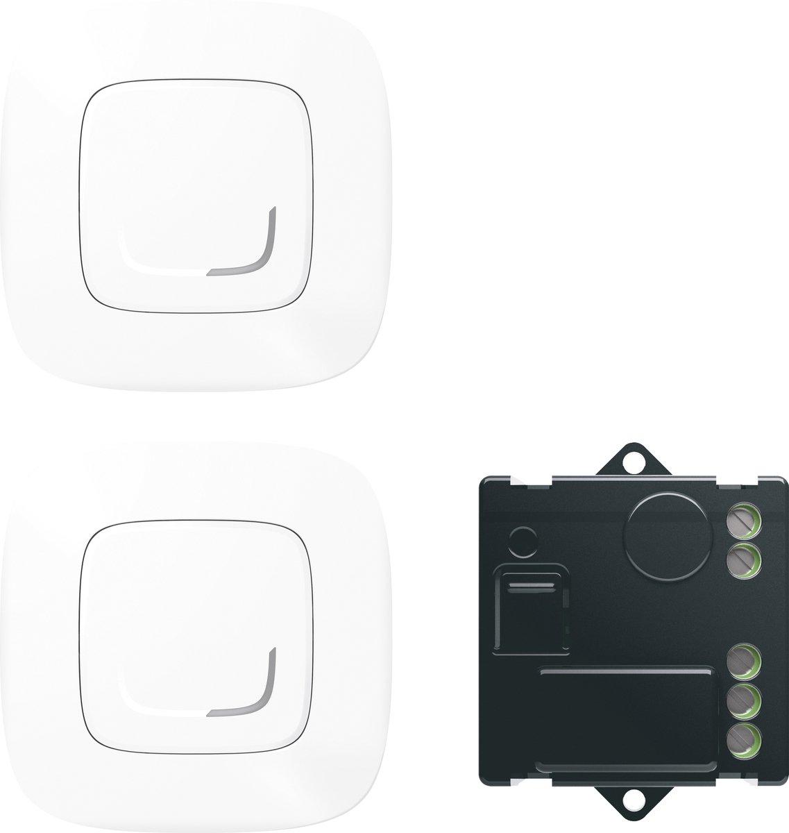 STAND-ALONE-SET Mikromodul + 2 Sender Valena Allure with Netatmo Ultraweiss
