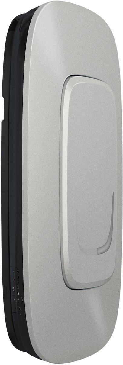 Funk-Wandsender Licht 1-fach Valena Allure with Netatmo Aluminium