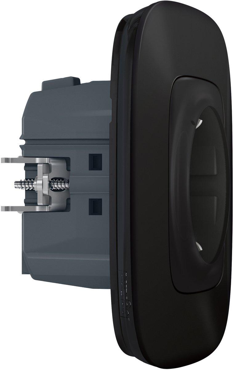 Funk-Schuko-Steckdose Valena Allure with Netatmo Schwarz