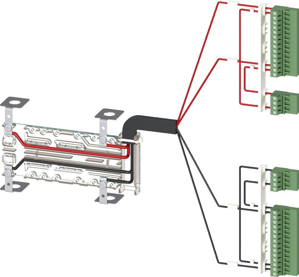 Zubehör für 3KC8 Spannungsversorgungskabel für oberseitigen Anschluss 2-polig