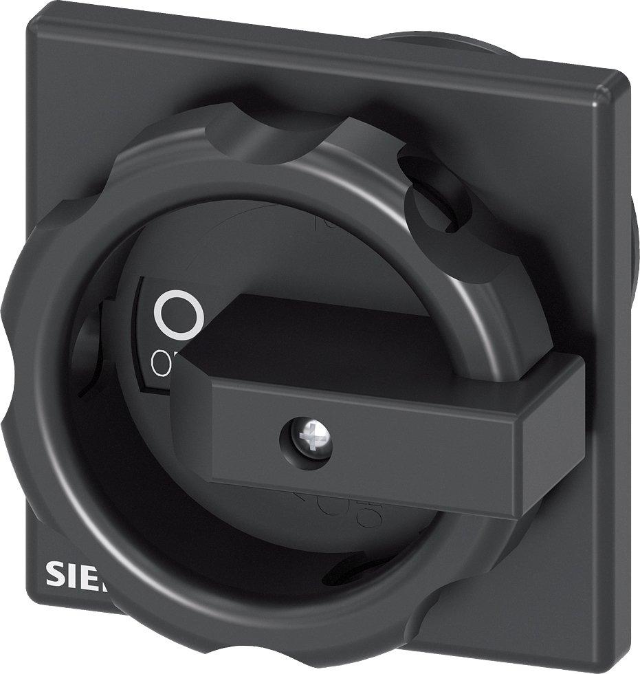 Drehantrieb, schwarz 66x66 mm Frontbefestigung Zentrallochbefestigung 22,5mm