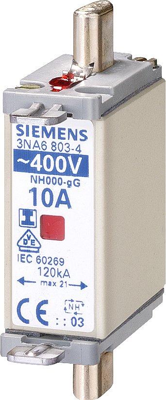 NH-Sicherungseinsatz NH000 In: 16 A gG Un AC: 400 V Kombikennmelder