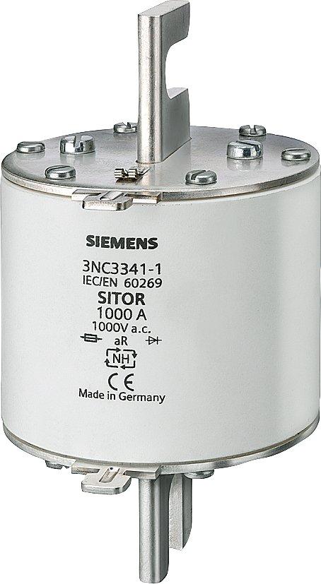 SITOR-Sicherungseinsatz, mit geschlitzten Messerkontakten, NH3, In: 1400 A, a.
