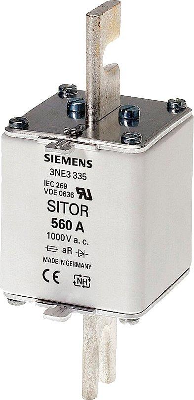 SITOR-Sicherungseinsatz, mit geschlitzten Messerkontakten, NH3, In: 560 A, gR.