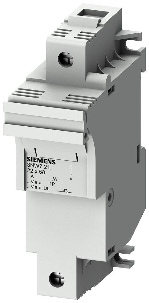 SENTRON, Zylindersicherungshalter, 22x58 mm, 1-polig, In: 100 A, Un AC: 690 V