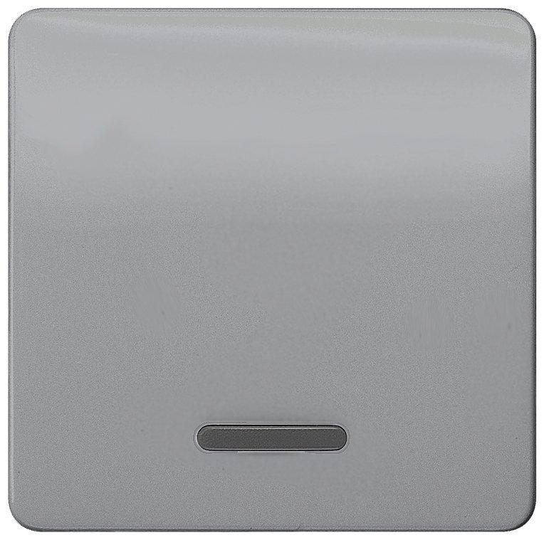 DELTA profil silber Wippe 65X65mm für Kontroll/aus/Wechsel-Schalter für Taster