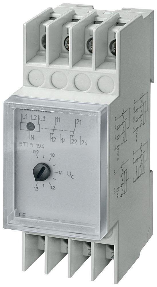 Spannungsrelais AC 230/400V 2W 0,9/1,3 asymmetrische Überwachung mit Klarsich.