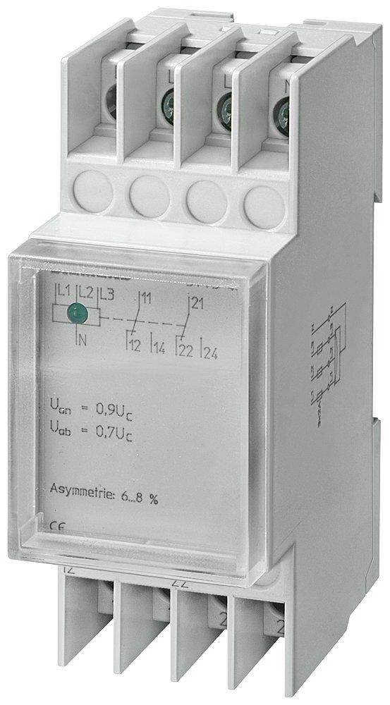 Spannungsrelais T5570 AC 230/400V 2W 0,7/0,95 Asymmetrie mit Klarsichtkappe