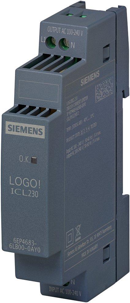 LOGO! ICL230 Einschaltstrombegrenzer IN: AC 100-240 V / OUT: AC 100-240 V/5 A