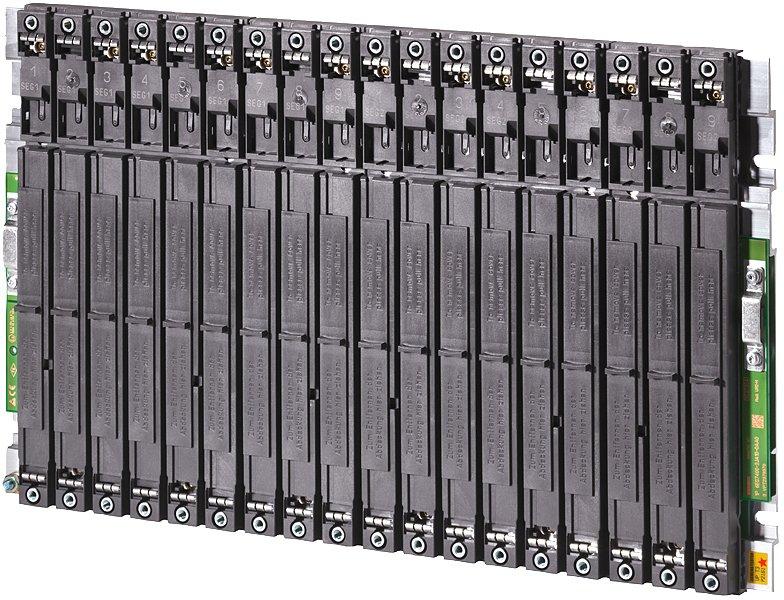 SIMATIC S7-400 BGR.Träger Alu UR2-H zentral und dezentral mit 2 x 9 Steckplätzen