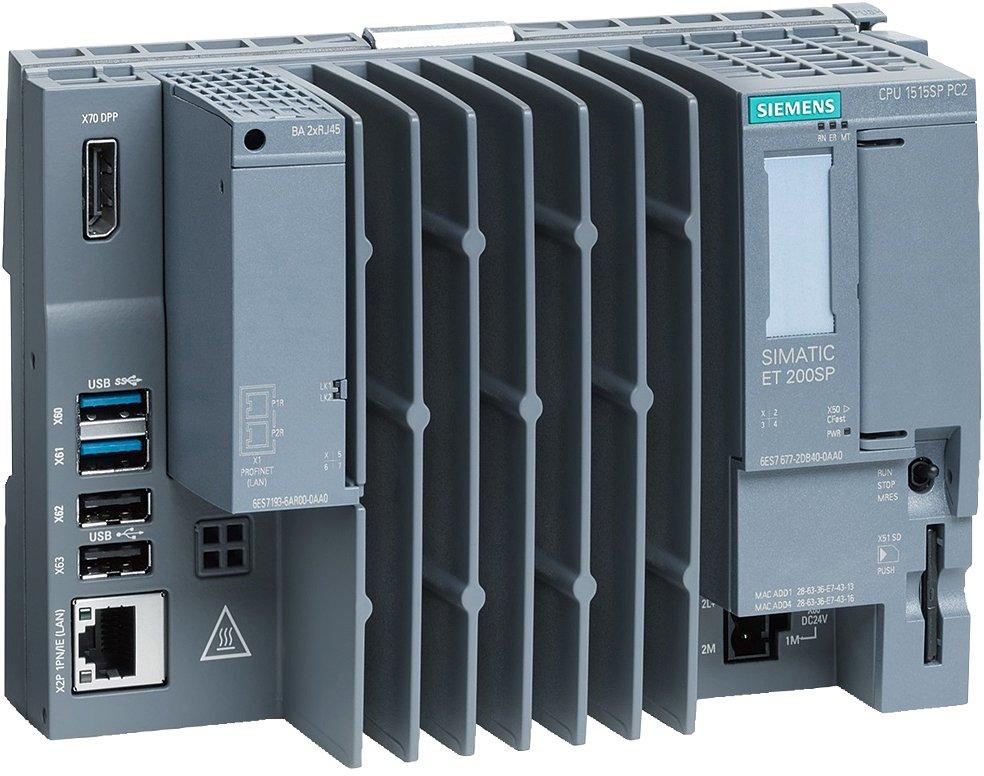 SIMATIC ET 200SP Open Controller CPU 1515SP PC2 8GB RAM 30GB CFAST Windows 10