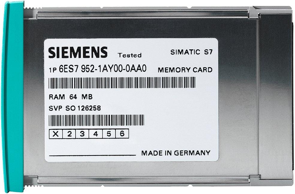 SIMATIC S7 Memory Card für S7-400 lange Bauform 5V Flash-EPROM 256 Kbyte