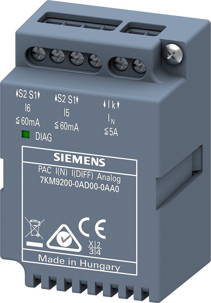 Erweiterungsmodul I(N) - I(Diff) analog steckbar für 7KM PAC3200 / 4200