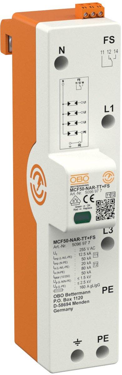 MCF50-NAR-TT+FS LightningController Rail dreipolig mit NPE+FS 255V