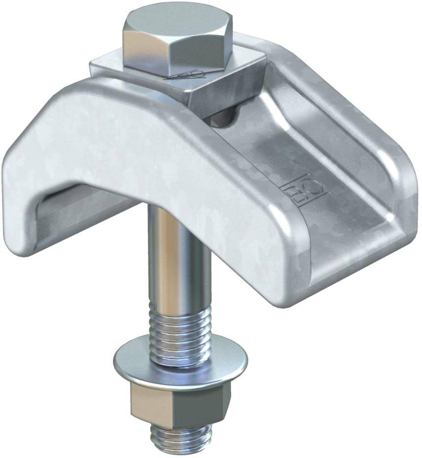 Spannklaue schwer mit Kombimutter M12x75 St ZL