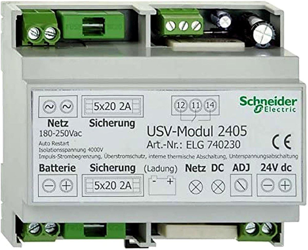 USV-Netzteil 24 VDC ohne Batterie für DIN-Schiene 6 PLE SIGMA