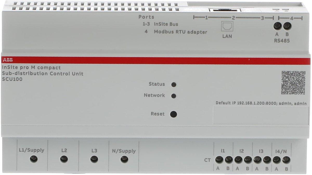 Steuereinheit mit integriertem Webserver für Energiemonitoring u Lastmanagement