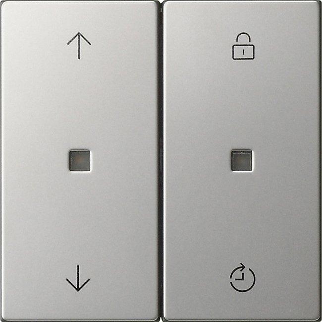Gira eNet Funk Bedienaufsatz Memory Pfeile System 55 Edelstahl