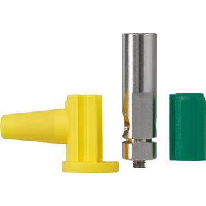 Winkel-Buchsenstecker für Leiter bis 6 mm² für Potentialausgleich-Steckdose