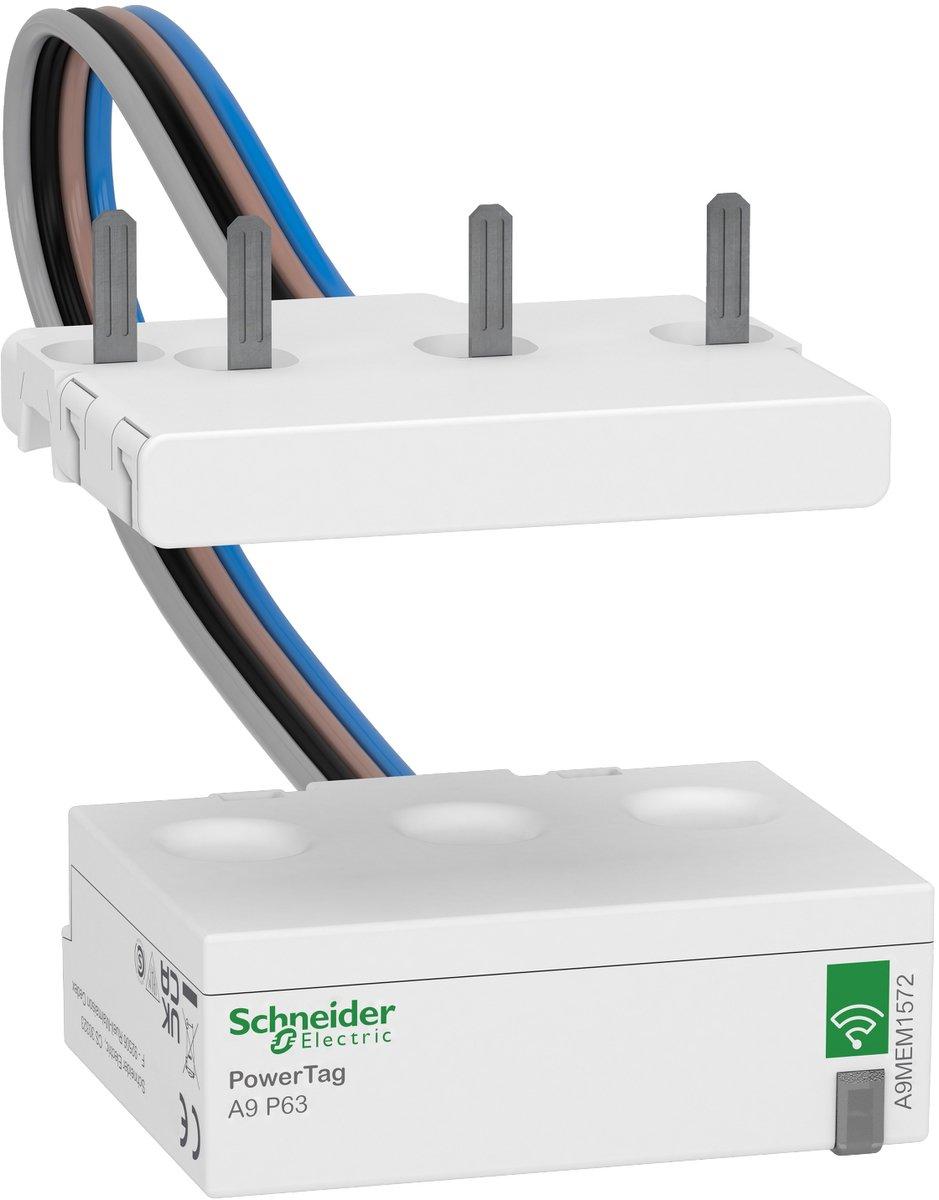PowerTag Acti9 P63 3P+N Untere Position Max 63A Energiesensor