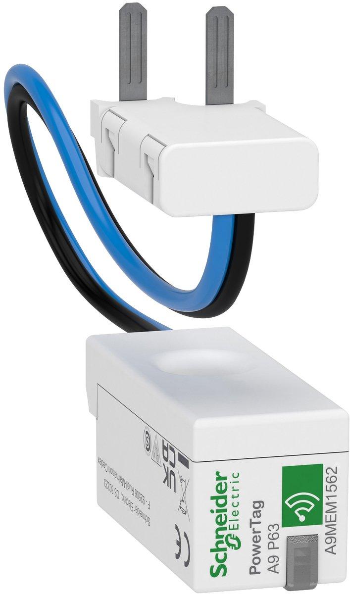 PowerTag Acti9 P63 1P+N Untere Position Max 63A Energiesensor