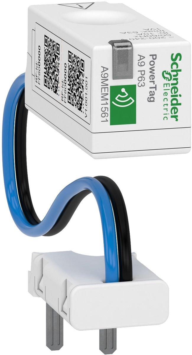 PowerTag Acti9 P63 1P+N Obere Position Max 63A Energiesensor