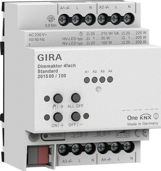 Dimmaktor 4-fach REG Std KNX Secure